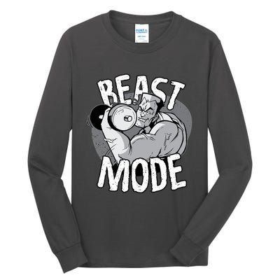 Beast Mode Bodybuilder Tall Long Sleeve T-Shirt