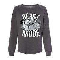 Beast Mode Bodybuilder Womens California Wash Sweatshirt