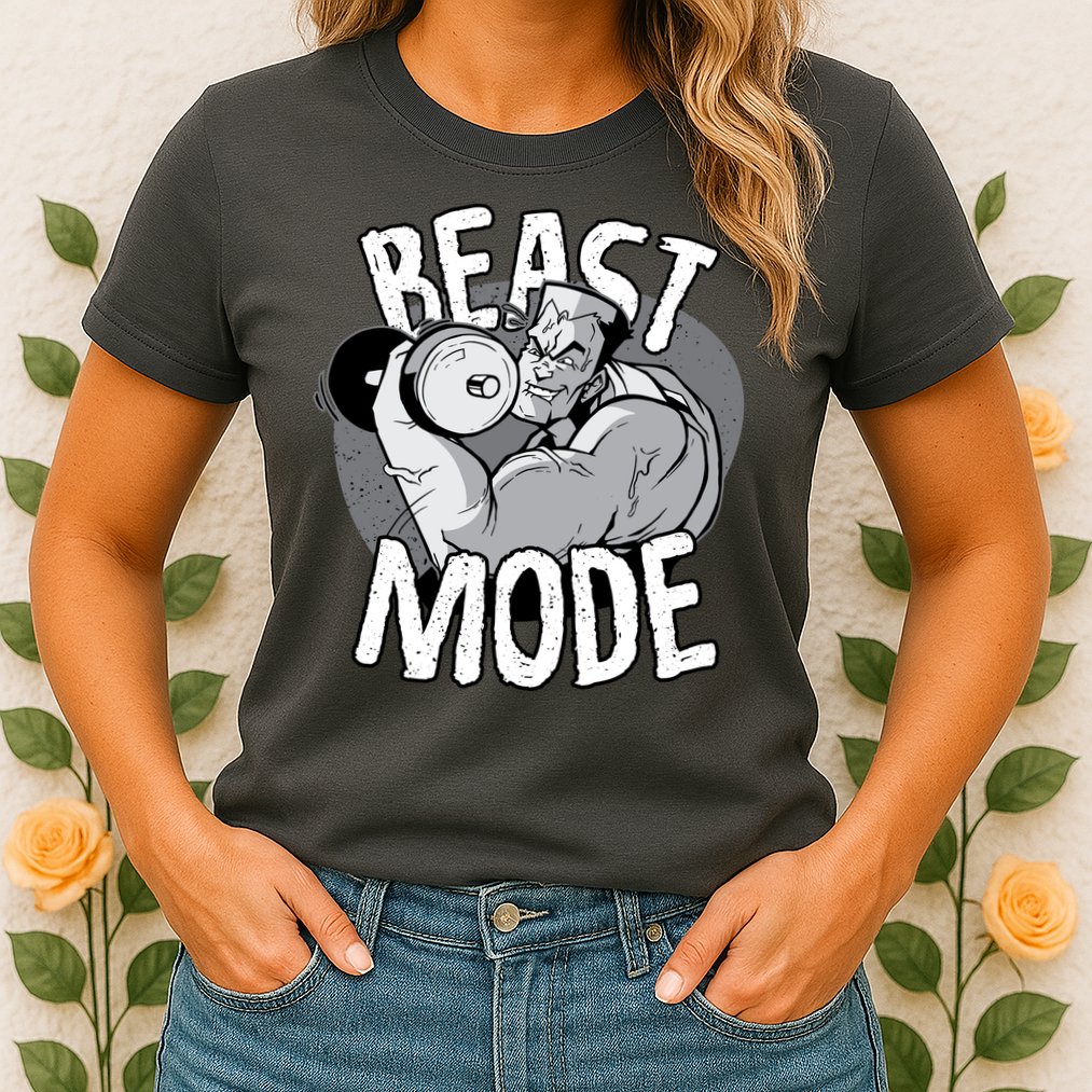 Beast Mode Bodybuilder Womens T-Shirt
