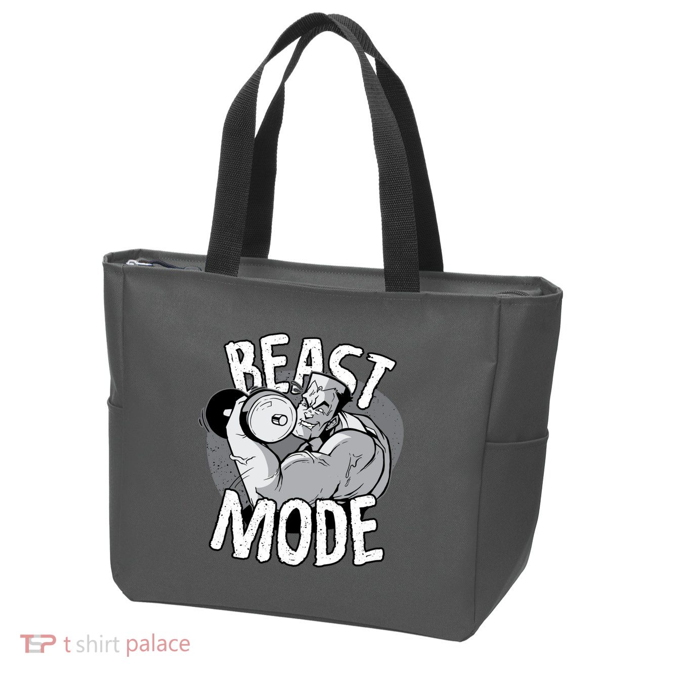 Beast Mode Bodybuilder Zip Tote Bag
