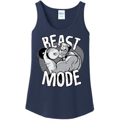 Beast Mode Bodybuilder Ladies Essential Tank