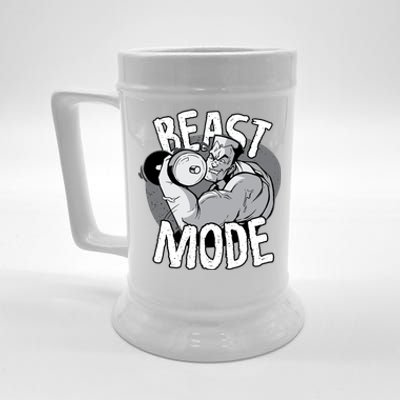 Beast Mode Bodybuilder Beer Stein