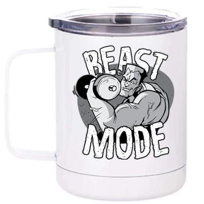 Beast Mode Bodybuilder 12 oz Stainless Steel Tumbler Cup