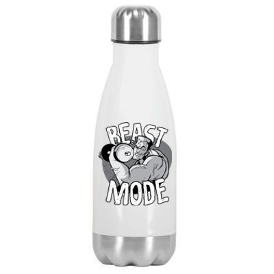 Beast Mode Bodybuilder Stainless Steel Insulated Water Bottle