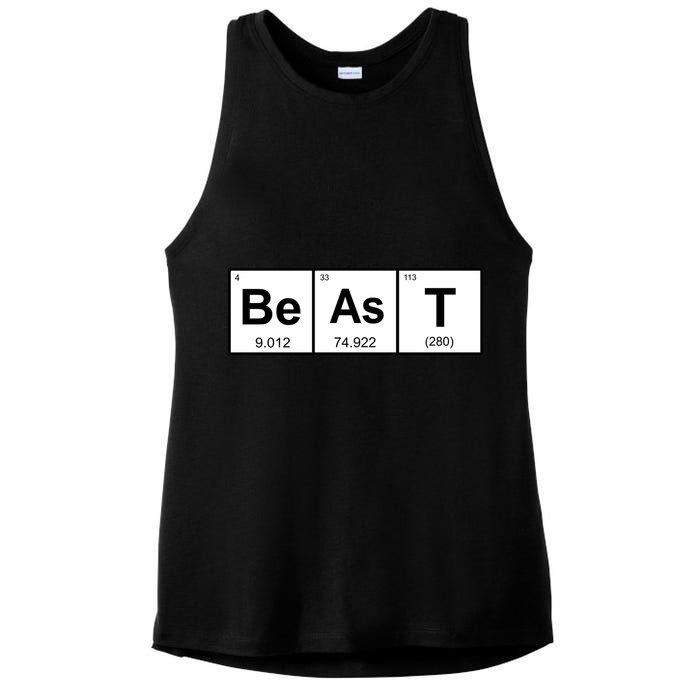 Beast Table of Elements Ladies PosiCharge Tri-Blend Wicking Tank