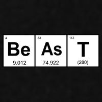 Beast Table of Elements Ladies PosiCharge Tri-Blend Wicking Tank
