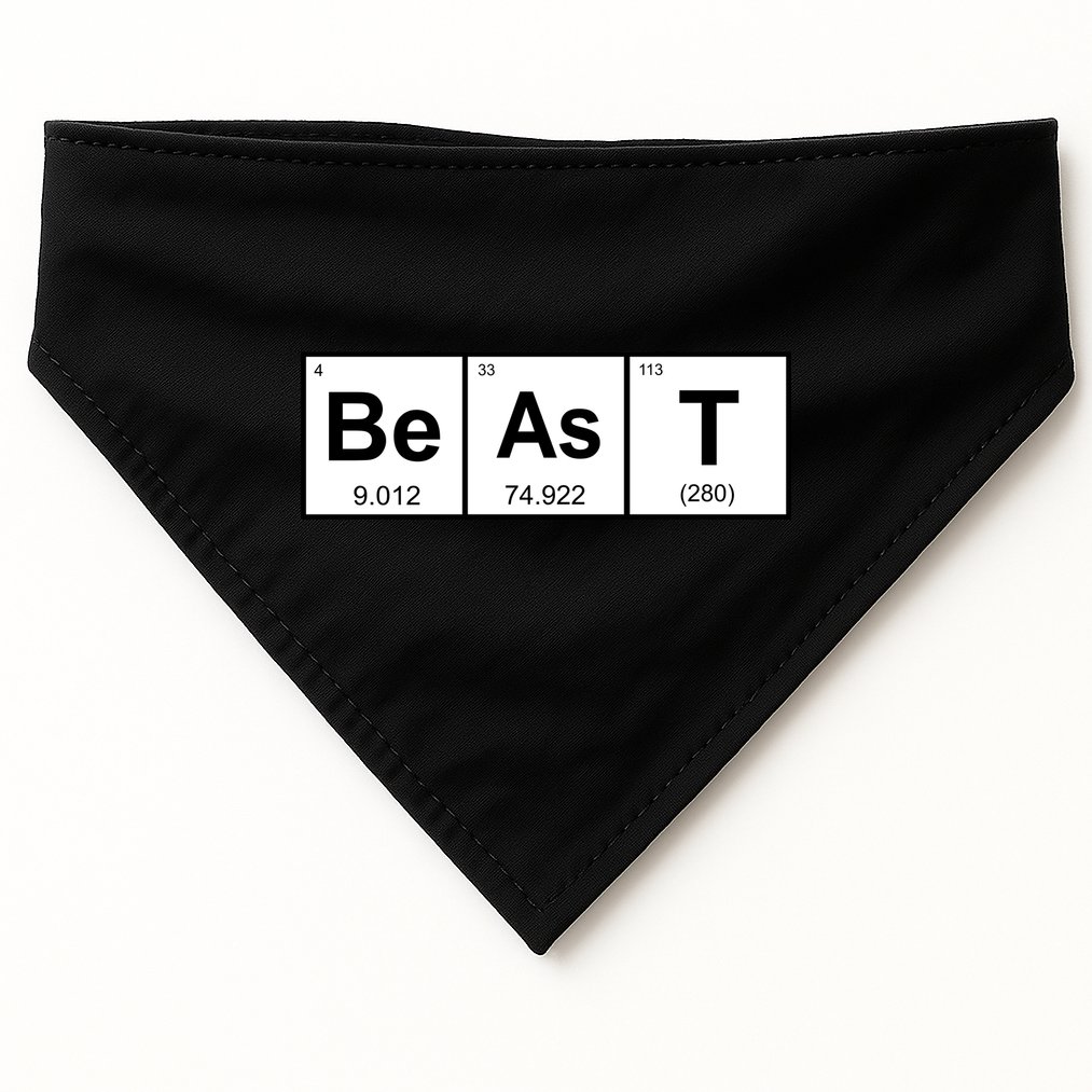 Beast Table of Elements USA-Made Doggie Bandana