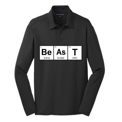 Beast Table of Elements Silk Touch Performance Long Sleeve Polo