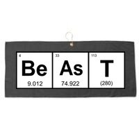 Beast Table of Elements Large Microfiber Waffle Golf Towel