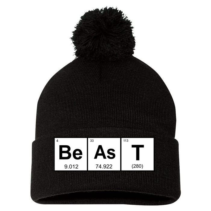 Beast Table of Elements Pom Pom 12in Knit Beanie