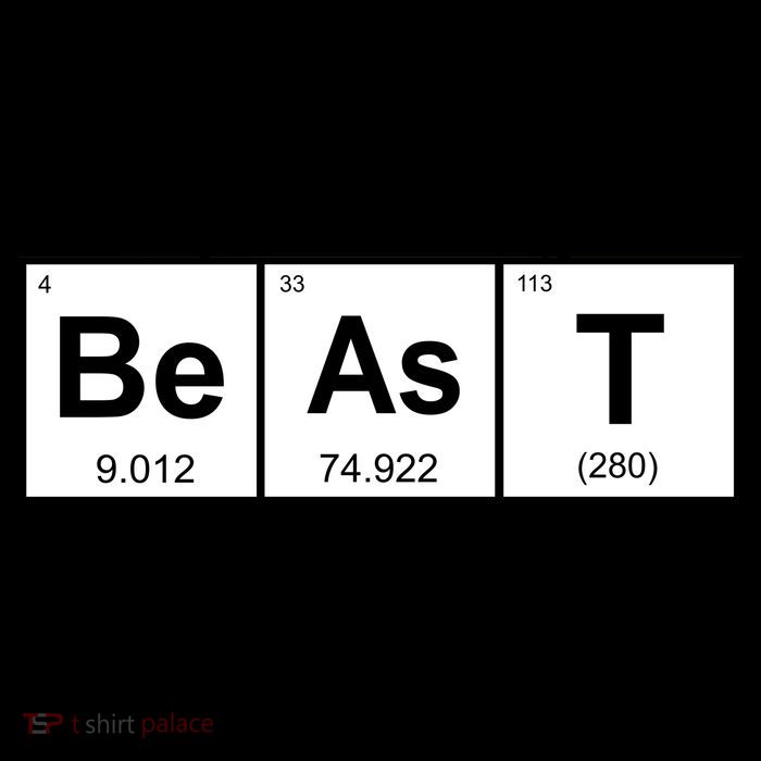 Beast Table of Elements Tank Top