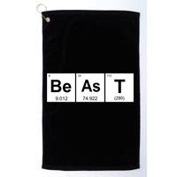 Beast Table of Elements Golf Towel