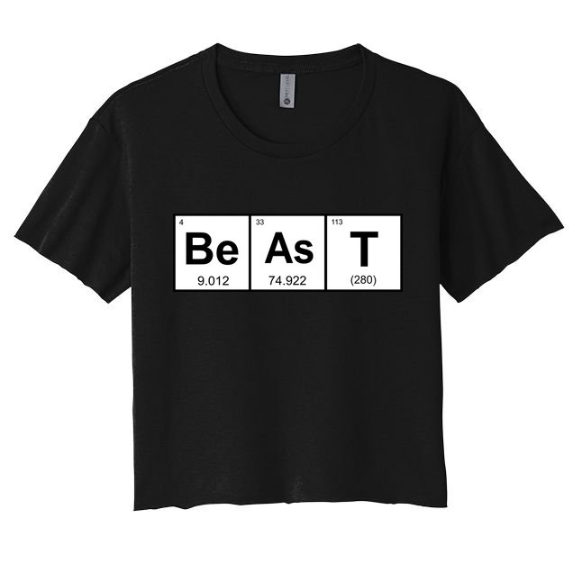 Beast Table of Elements Crop Top