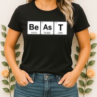 Beast Table of Elements Womens T-Shirt