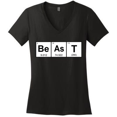 Beast Table of Elements Women's V-Neck T-Shirt