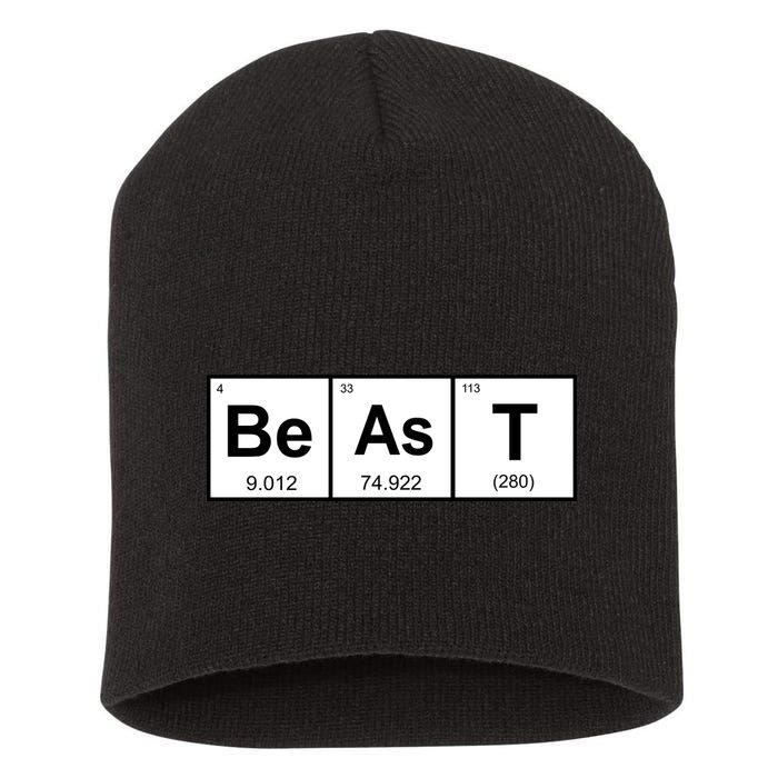 Beast Table of Elements Short Acrylic Beanie