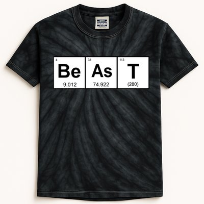 Beast Table of Elements Kids Tie-Dye T-Shirt