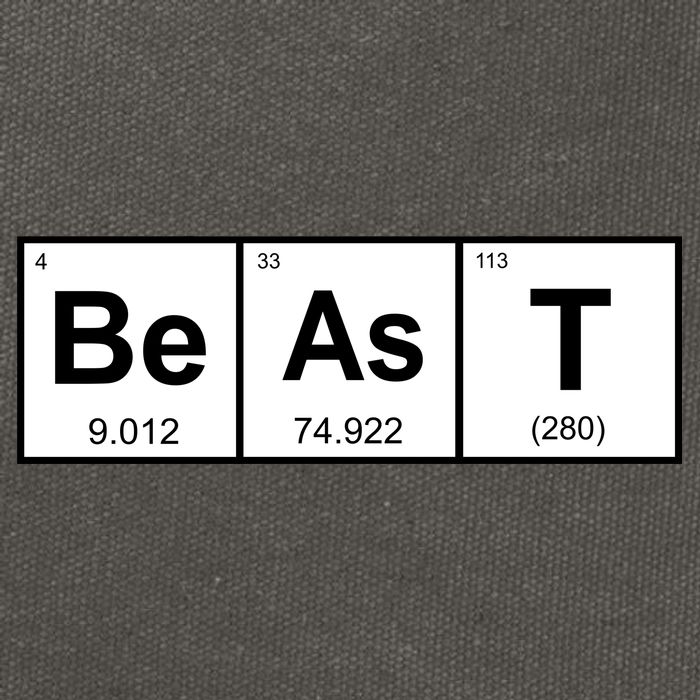 Beast Table of Elements Cotton Canvas Backpack
