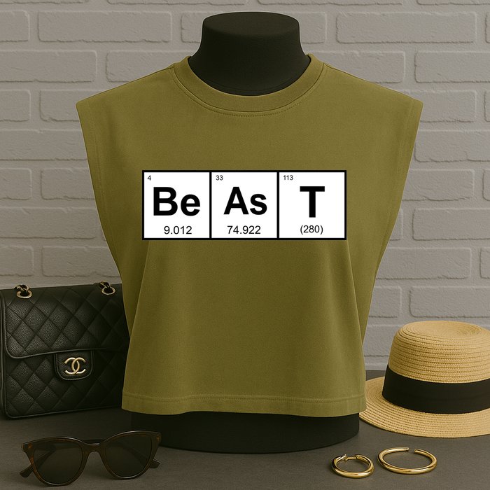 Beast Table of Elements Garment-Dyed Women's Muscle Tee