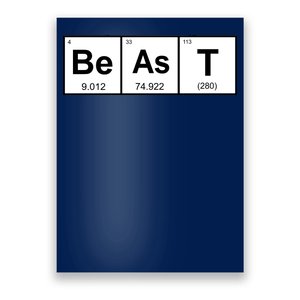 Beast Table of Elements Poster