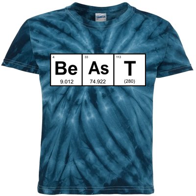 Beast Table of Elements Kids Tie-Dye T-Shirt