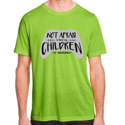 Beat My Children At Video Games Funny Adult ChromaSoft Performance T-Shirt