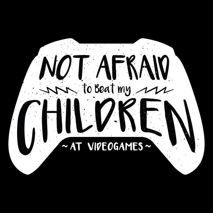 Beat My Children At Video Games Funny Flat Bill Trucker Hat