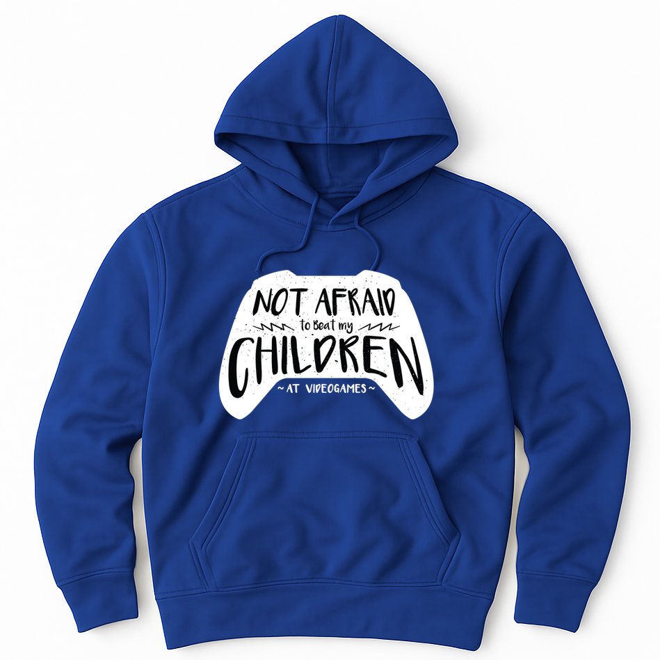 Beat My Children At Video Games Funny Hoodie