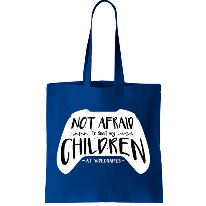 Beat My Children At Video Games Funny Tote Bag