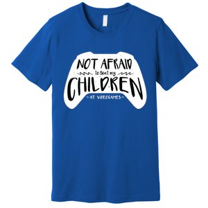 Beat My Children At Video Games Funny Premium T-Shirt