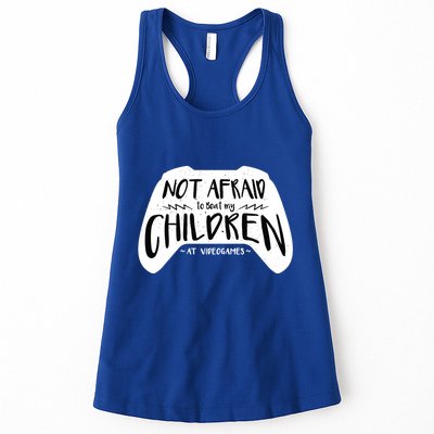 Beat My Children At Video Games Funny Womens Tank Top