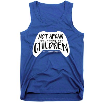 Beat My Children At Video Games Funny Tank Top