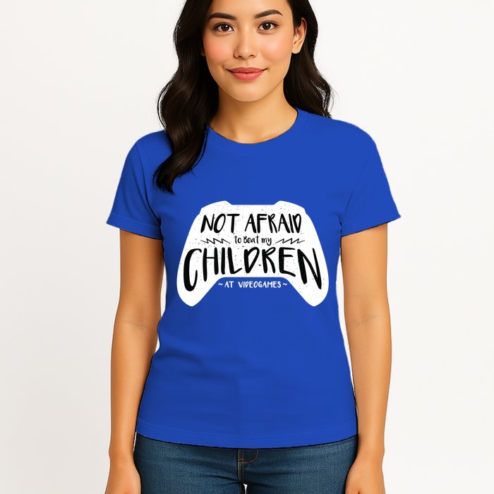 Beat My Children At Video Games Funny Womens T-Shirt