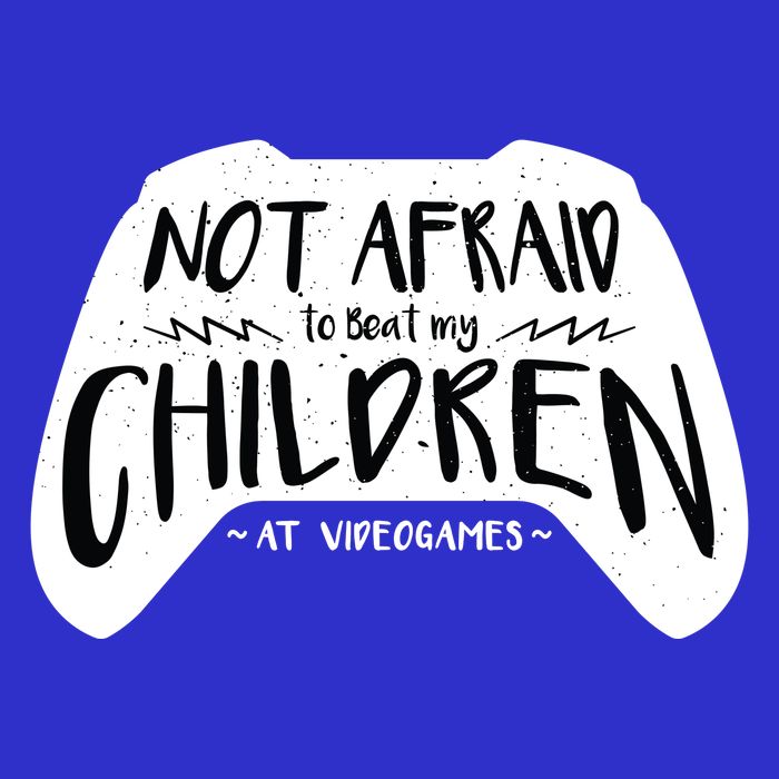 Beat My Children At Video Games Funny Women's V-Neck T-Shirt