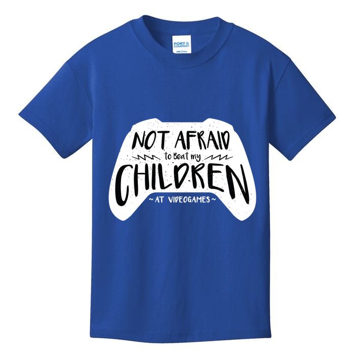 Beat My Children At Video Games Funny Kids T-Shirt