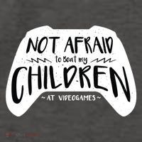 Beat My Children At Video Games Funny Vector Backpack
