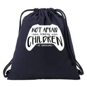 Beat My Children At Video Games Funny Drawstring Bag