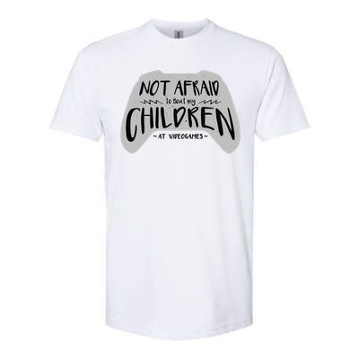 Beat My Children At Video Games Funny Softstyle® CVC T-Shirt