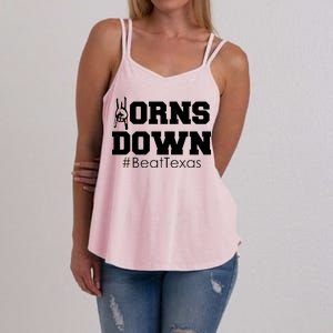 Beat Texas Horns Down Football Women's Strappy Tank