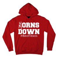 Beat Texas Horns Down Football Hoodie