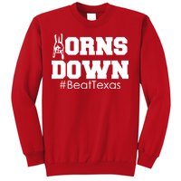 Beat Texas Horns Down Football Sweatshirt