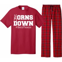 Beat Texas Horns Down Football Pajama Set