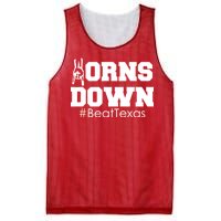 Beat Texas Horns Down Football Mesh Reversible Basketball Jersey Tank