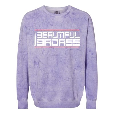 Beautiful Badass Colorblast Crewneck Sweatshirt