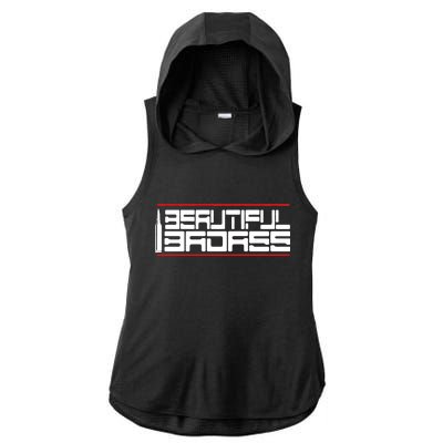 Beautiful Badass Ladies PosiCharge Tri-Blend Wicking Draft Hoodie Tank