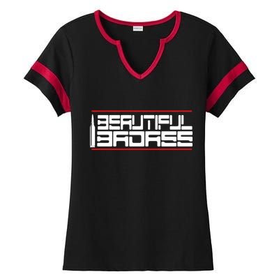 Beautiful Badass Ladies Halftime Notch Neck Tee