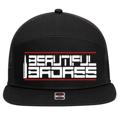 Beautiful Badass 7 Panel Mesh Trucker Snapback Hat