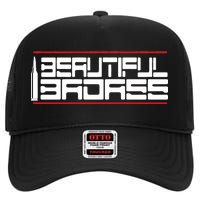 Beautiful Badass High Crown Mesh Back Trucker Hat