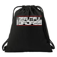 Beautiful Badass Drawstring Bag