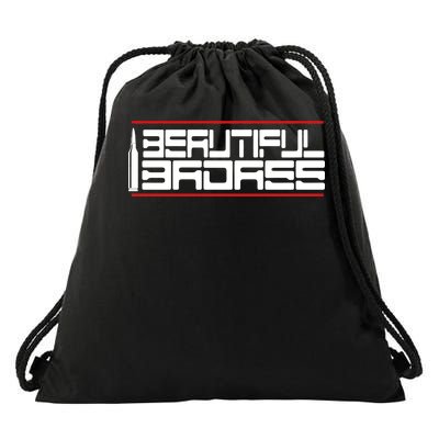 Beautiful Badass Drawstring Bag